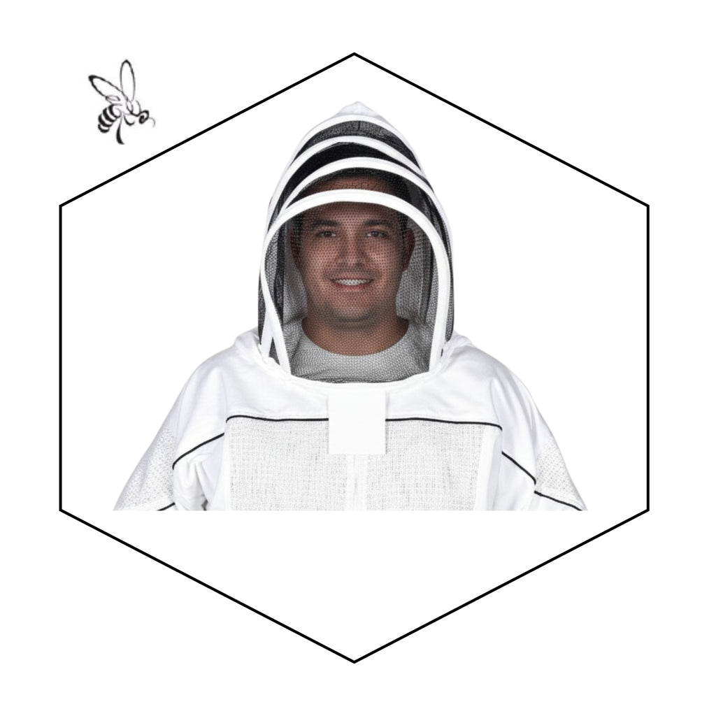 Classic Hooded Beekeeping Suit / Coverall – Cotton & Poly-Cotton