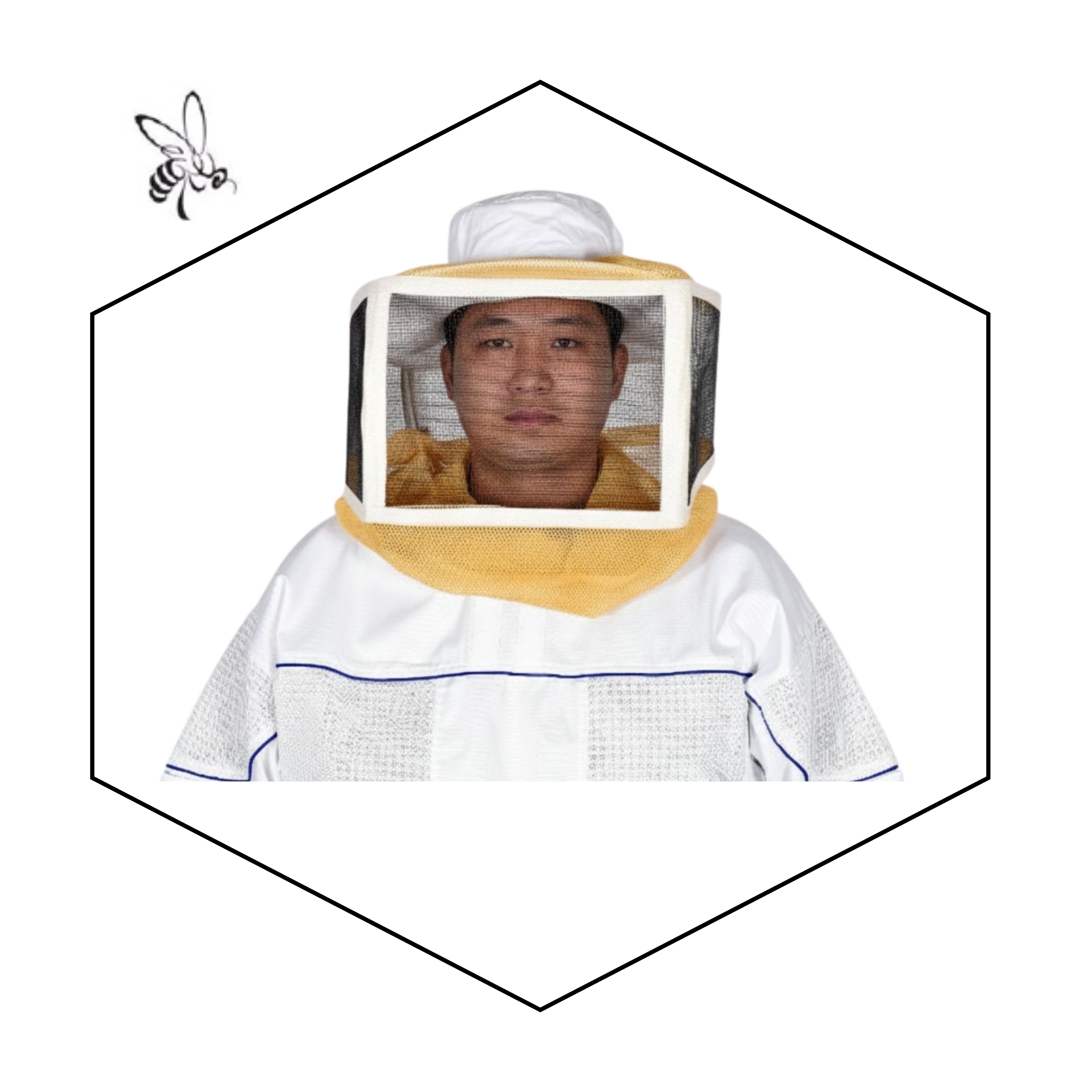 Premium 3-Layer Ventilated Beekeeping Suit – Maximum Protection & Airflow