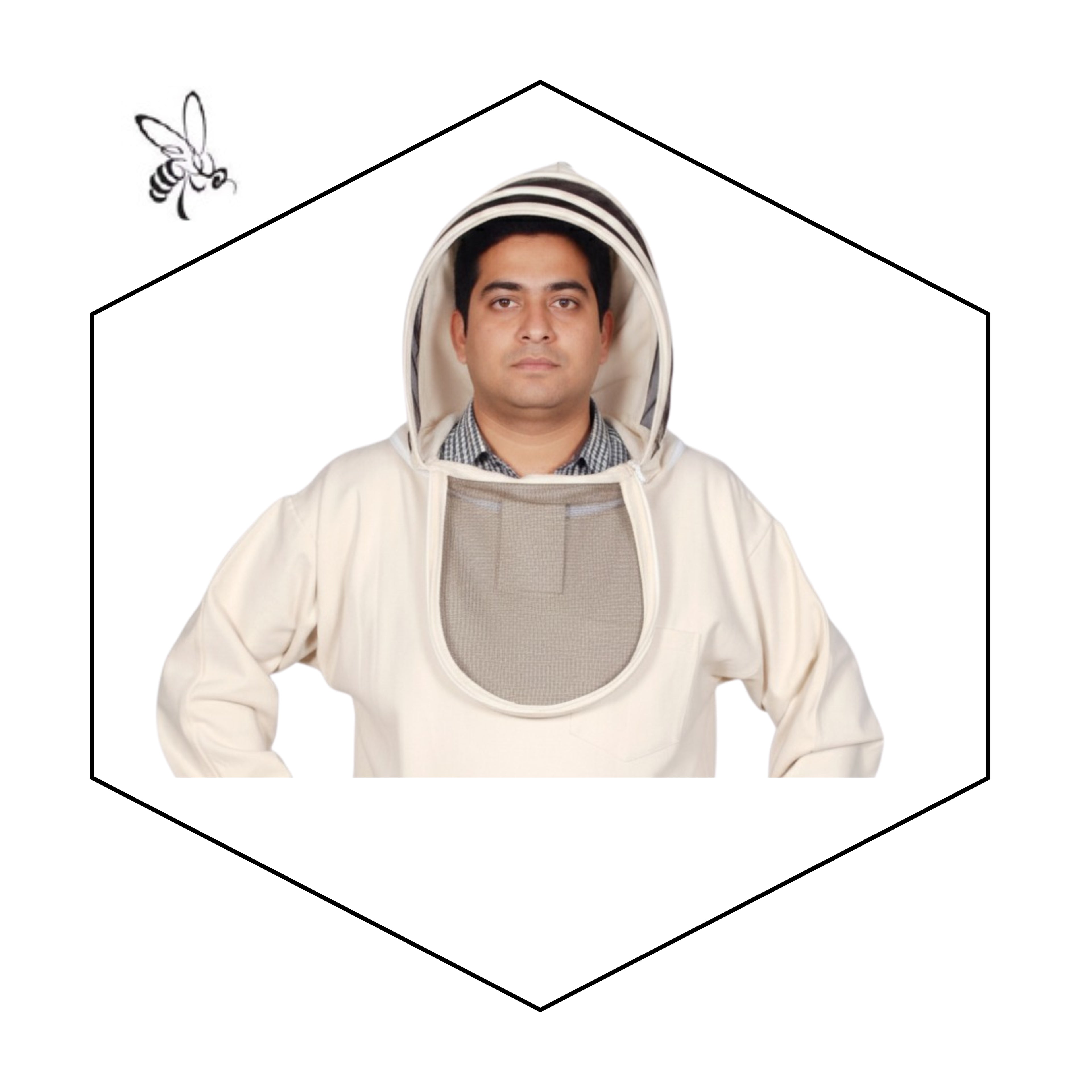 Classic Hooded Beekeeping Suit / Coverall – Cotton & Poly-Cotton